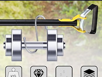 Harrms tuinhark met steel, 182 cm - afbeelding 4 van  5