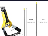 Harrms tuinhark met steel, 182 cm - afbeelding 2 van  3