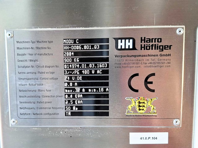 Harro höfliger - modu-c - harro höfliger modu-c capsule - 2004 - afbeelding 12 van  13