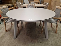 Hartman - sophie tuintafel element hpl dia 150cm misty grijs - afbeelding 2 van  4