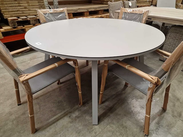 Hartman - sophie tuintafel element hpl dia 150cm misty grijs - afbeelding 1 van  4