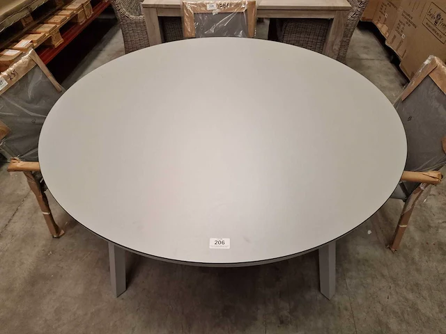 Hartman - sophie tuintafel element hpl dia 150cm misty grijs - afbeelding 3 van  4