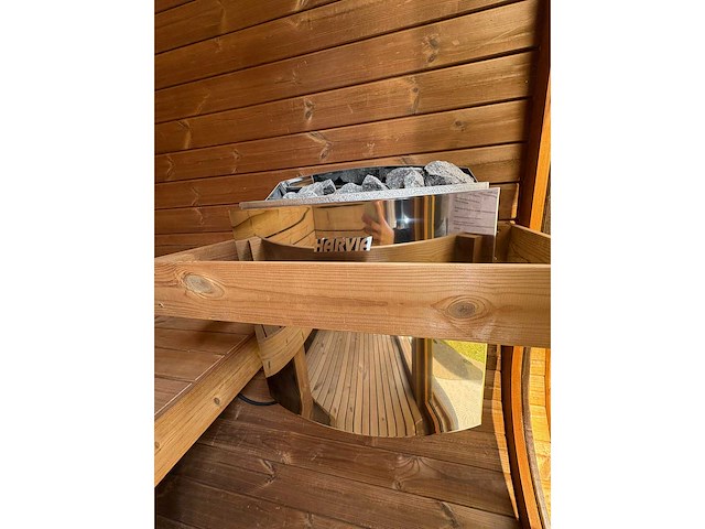 Harvia vega 9kw thermodice buitensauna nieuw - afbeelding 3 van  13