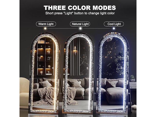 Hasipu 71"×24" led-spiegel - afbeelding 3 van  4