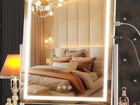 Hasipu make-upspiegel met verlichting (38,1 x 50,8 cm) - afbeelding 1 van  4