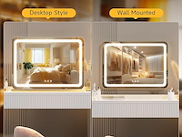 Hasipu make-upspiegel met verlichting (58 x 48 cm) - afbeelding 6 van  6