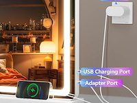 Hasipu make-upspiegel met verlichting (58 x 48 cm) - afbeelding 2 van  5