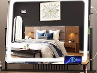 Hasipu make-upspiegel met verlichting (61,5 x 50 cm)