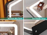 Hasipu make-upspiegel met verlichting (61,5 x 50 cm) - afbeelding 3 van  5