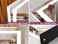 Hasipu make-upspiegel met verlichting (61,5 x 50 cm) - afbeelding 3 van  4