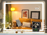 Hasipu make-upspiegel met verlichting (70 x 50 cm)