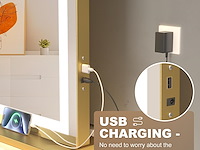 Hasipu make-upspiegel met verlichting - afbeelding 2 van  5