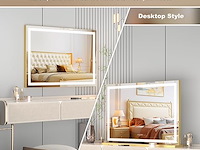 Hasipu make-upspiegel met verlichting - afbeelding 4 van  5