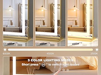 Hasipu make-upspiegel met verlichting - afbeelding 5 van  5