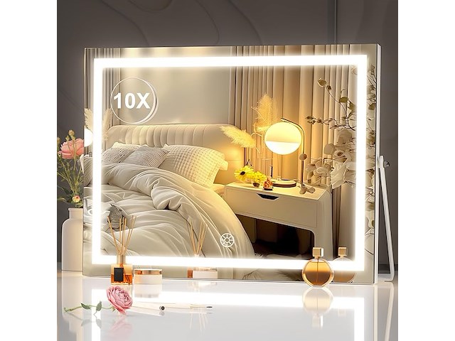 Hasipu make-upspiegel met verlichting - afbeelding 1 van  4