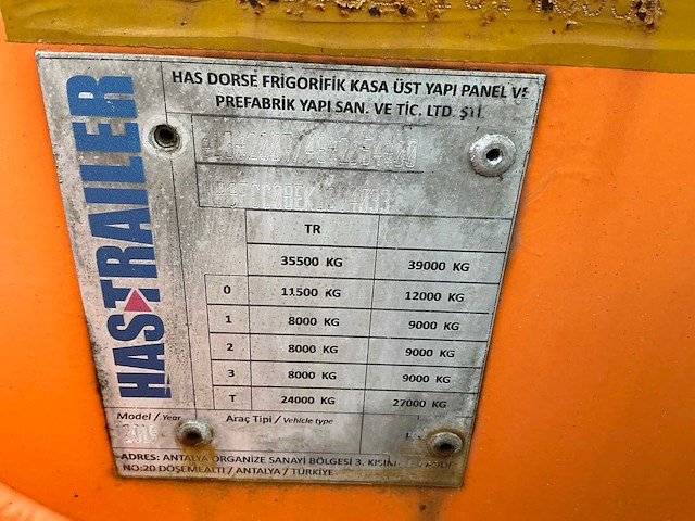 Hastrailer ebs-e containerchassis - afbeelding 3 van  11