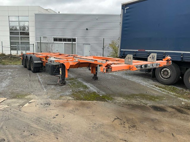 Hastrailer ebs-e containerchassis - afbeelding 1 van  11