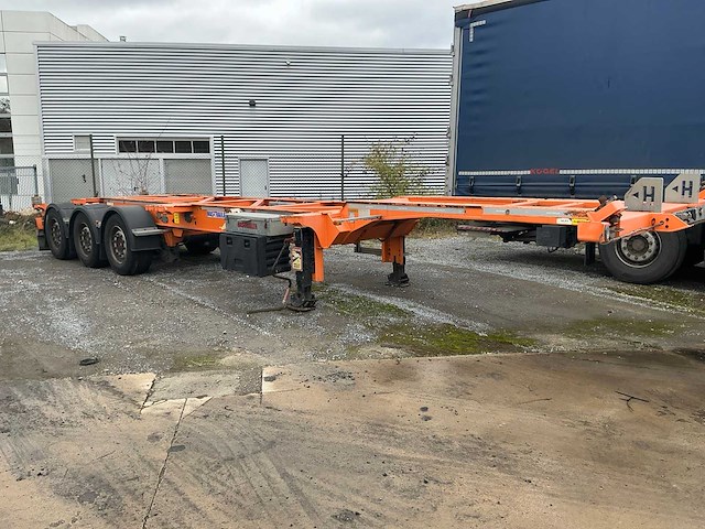 Hastrailer ebs-e containerchassis - afbeelding 4 van  11