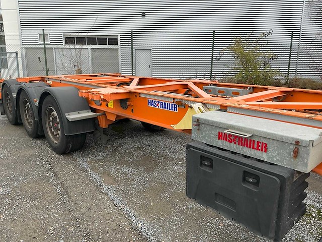 Hastrailer ebs-e containerchassis - afbeelding 8 van  11