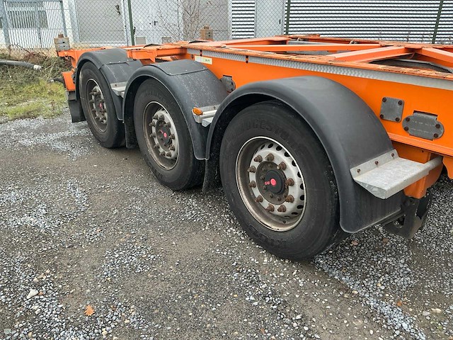Hastrailer ebs-e containerchassis - afbeelding 9 van  11