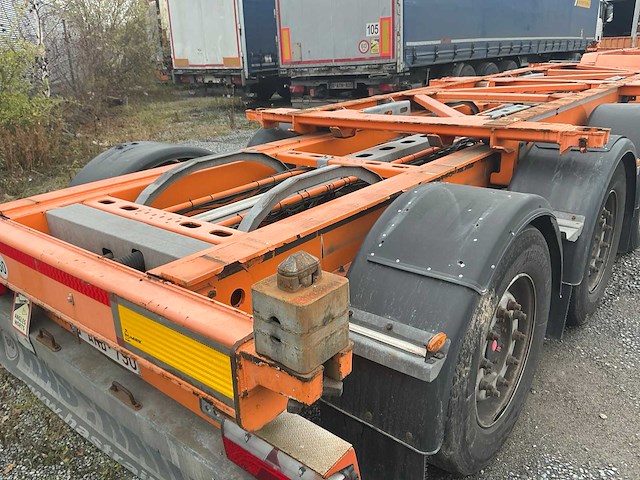 Hastrailer ebs-e containerchassis - afbeelding 10 van  11