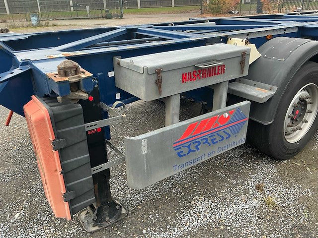 Hastrailer ebs-e containerchassis - afbeelding 9 van  13