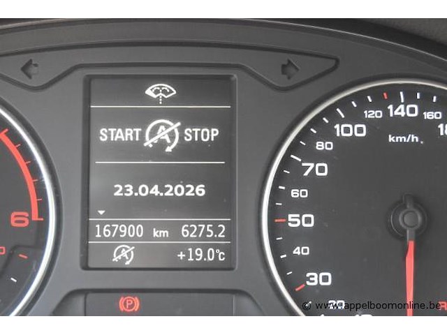 Hatchback audi, a3 sportback, wauzzz8v5ga064019, 1e insch 02/11/2015, 1598cm³, 81kw, diesel, euro 6b, 167900km, inschrijvingsbewijs deel i en ii, keuringsbewijs (geldig tot 02/11/2026), gelijkvormigheidsattest - afbeelding 4 van  20