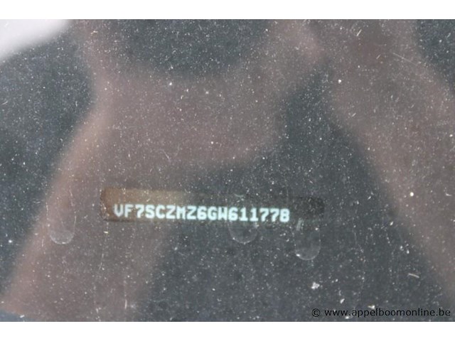 Hatchback citroen, c3, vf7sczmz6gw611778, 117035km, zonder documenten, koper ontvangt een attest van verlies van de boorddocumenten van de gerechtsdeurwaarder - afbeelding 9 van  17