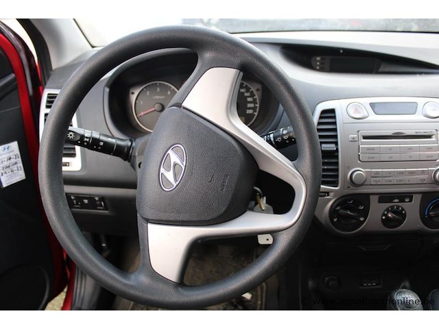 Hatchback hyundai, i20, malbb31sp9m003620, 1e insch 15/06/2009, 1396cm³, 55kw, diesel, euro 4, kilometerstand vlgs ltst keuring (2023) 180834km, kentenkenbewijs, gelijkvormigheidsattest - afbeelding 8 van  10