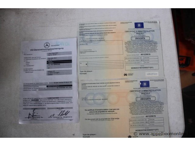 Hatchback mercedes, clc 180komp, wdb2037461e065371, 1e insch 15/05/2009, 1796cm³, 105kw, benzine, 216645km, inschrijvingsbewijs deel i en ii, gelijkvormigheidsattest - afbeelding 8 van  19
