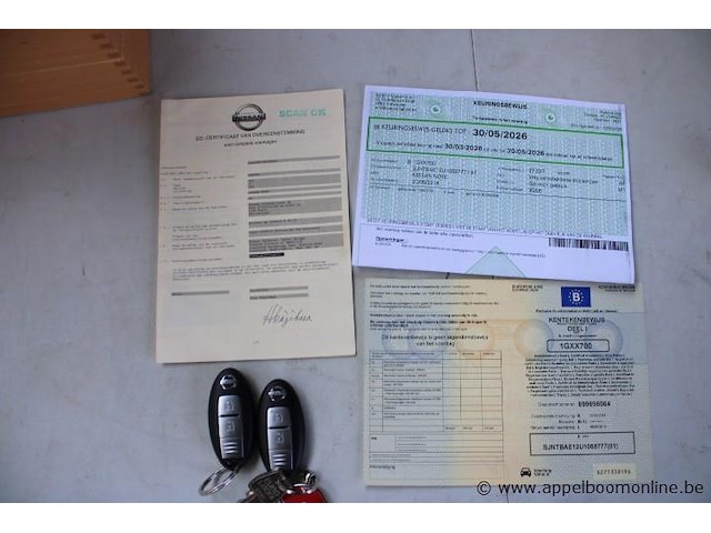 Hatchback nissan, note, sjntbae12u1068777, 1e insch 30/05/2014, 1198cm³, 72kw, benzine, euro 5, 29500km, inschrijvingsbewijs deel i, keuringsbewijs (geldig tot 30/05/2026), gelijkvormigheidsattest - afbeelding 10 van  23