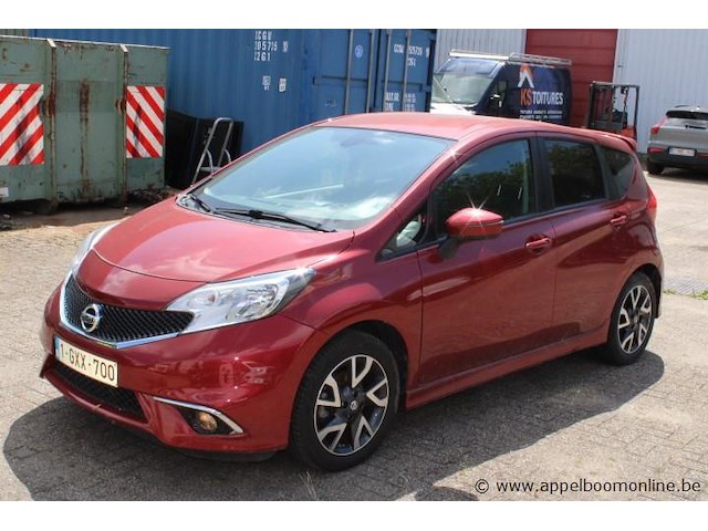 Hatchback nissan, note, sjntbae12u1068777, 1e insch 30/05/2014, 1198cm³, 72kw, benzine, euro 5, 29500km, inschrijvingsbewijs deel i, keuringsbewijs (geldig tot 30/05/2026), gelijkvormigheidsattest - afbeelding 1 van  23