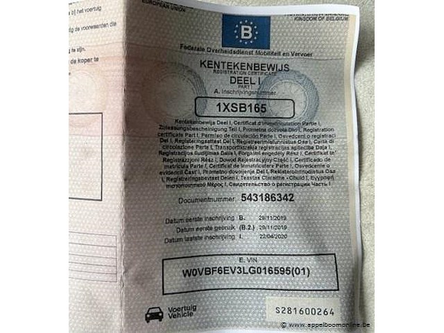 Hatchback opel, astra, w0vbf6ev3lg016595, 1e insch 28/11/2019, 1598cm³, 90kw, diesel, euro 6, 187124km, zonder boorddocumenten, koper ontvangt een attest van verlies van de boorddocumenten van de gerechtsdeurwaarder - afbeelding 5 van  16