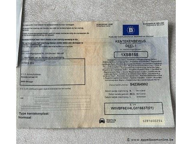 Hatchback opel, astra, w0vbf6ev4lg016637, 1e insch 29/11/2019, 1598cm³, 90kw, diesel, euro 6b, 143312km, inschrijvingsbewijs deel i, keuringsbewijs (geldig tot 29/11/2026), gelijkvormigheidsattest - afbeelding 13 van  22