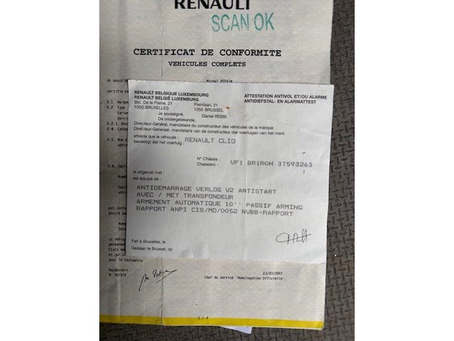 Hatchback renault clio (2007 / vf1 br1 roh 37 593 26+b123) - afbeelding 17 van  28