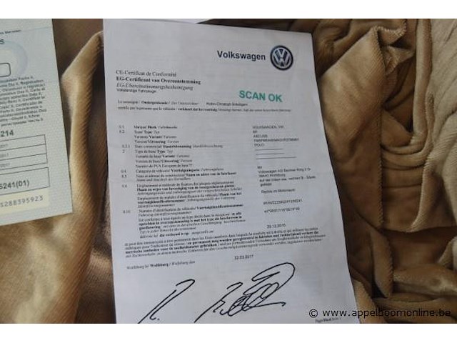 Hatchback volkswagen, polo, wvwzzz6rzhy236241, 1e insch 16/05/2017, 1422cm³, 66kw, diesel, euro 6b, 123430km, inschrijvingsbewijs deel i en ii, keuringsbewijs (geldig tot 16/05/2026), gelijkvormigheidsattest - afbeelding 8 van  19