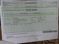 Hatchback volkswagen, polo, wvwzzz6rzhy236241, 1e insch 16/05/2017, 1422cm³, 66kw, diesel, euro 6b, 123430km, inschrijvingsbewijs deel i en ii, keuringsbewijs (geldig tot 16/05/2026), gelijkvormigheidsattest - afbeelding 9 van  19