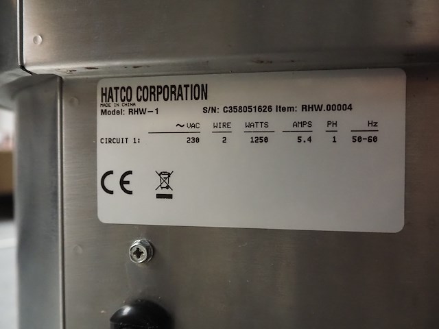 Hatco corporation - afbeelding 2 van  11