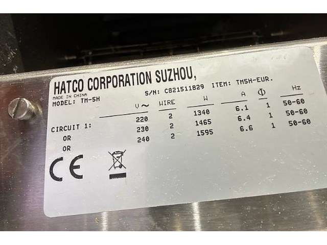 Hatco toaster - afbeelding 4 van  4