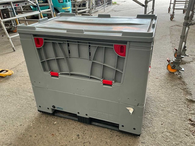 Hauer opplooibare kunststof palletbox (4x) - afbeelding 1 van  9