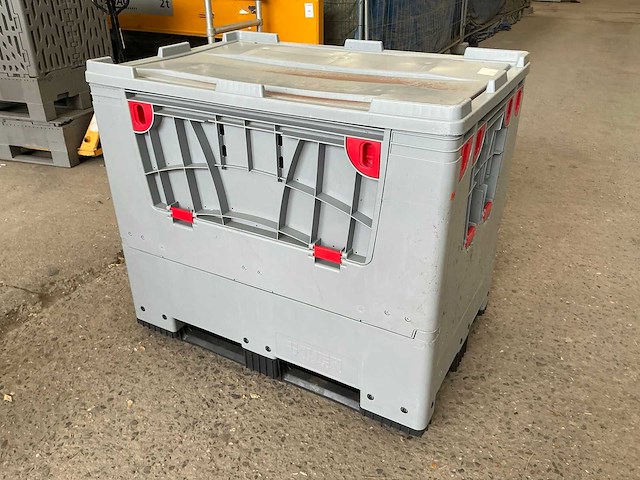 Hauer opplooibare kunststof palletbox (4x) - afbeelding 3 van  9