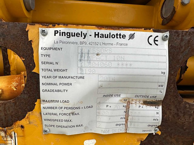 Haulotte - 2014 - compact 10n - hoogwerker - afbeelding 29 van  36