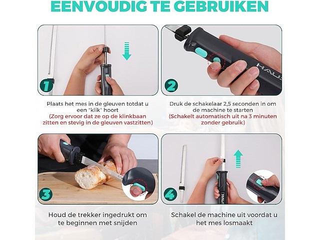 Haushof elektrische messenset 8v - afbeelding 3 van  5