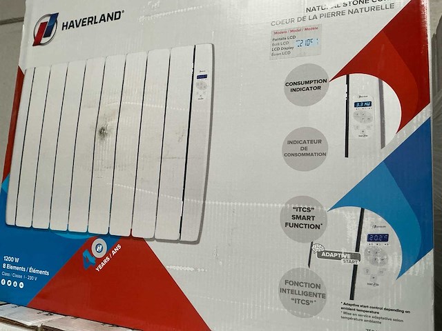 Haverland rc8tts inerzia elektrische verwarming (13x) - afbeelding 4 van  4