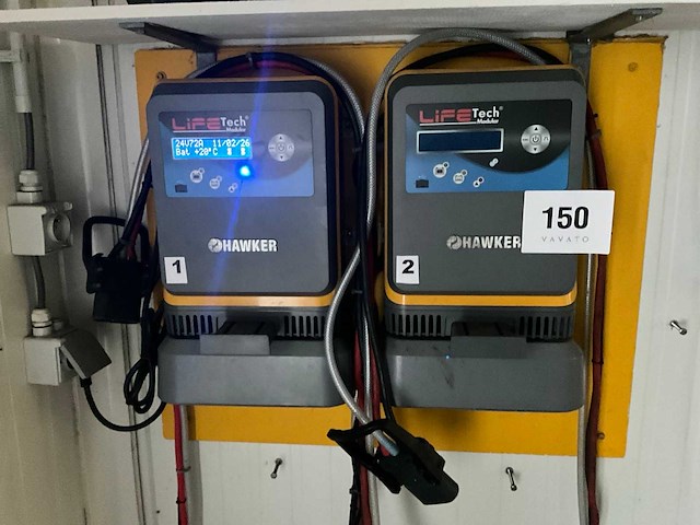 Hawker tc1lt acculader (2x) - afbeelding 1 van  4