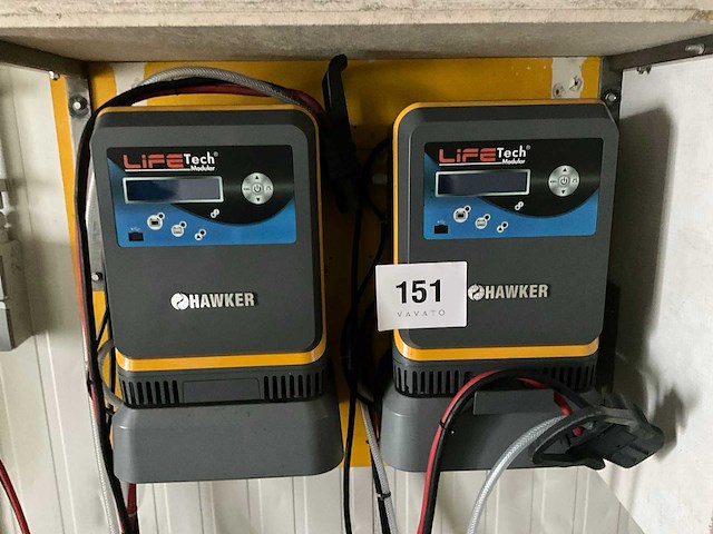 Hawker tc1lt acculader (2x) - afbeelding 1 van  1