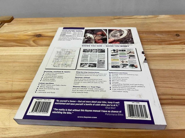 Haynes - werkplaatshandboek - haynes werkplaatshandboek honda nt650 / nt600 revere (engelstalig) - afbeelding 3 van  3
