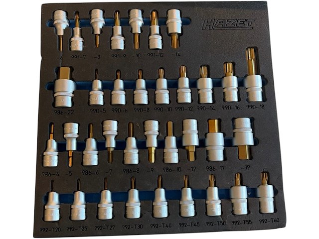 Hazet 163-407/35 torx dopsleutel-bitinzetset - afbeelding 1 van  3