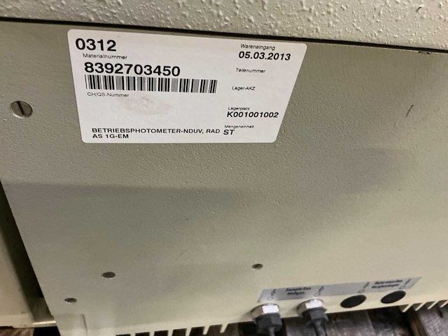 H&b radas 1g no2 gasanalyse-unit - afbeelding 5 van  7