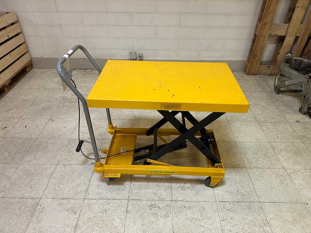 Hbm - 300kg hoog verrijdbare werktafel / heftafel - afbeelding 1 van  6